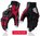 Guantes de Moto con protecciones y táctil en dedos. 3 colores (negro, rojo y azul)